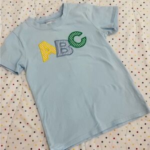 Kids Light Blue ABC T-Shirt